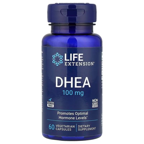 Life Extension, ДГЭА, 100 мг, 60 вегетарианских капсул